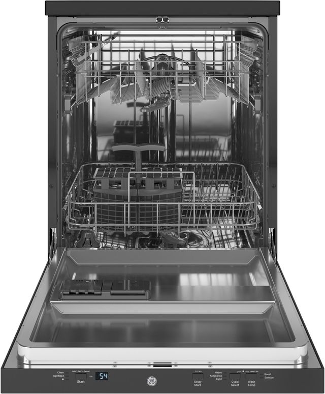 GE® 24" Black Portable Dishwasher-GPT225SGLBB-1