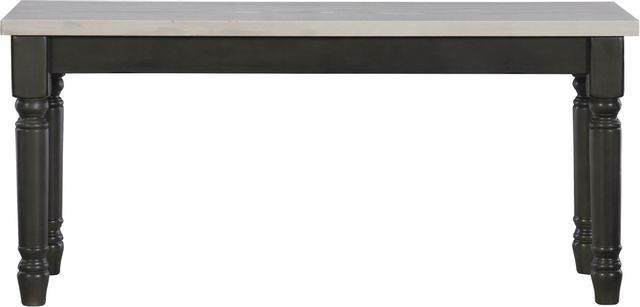 Powell® Willow Smokey White/Dark Grey Bench-1
