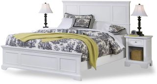 Homestyles® Century Off-White Queen Bed and Nightstand