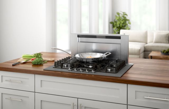 Bosch Benchmark® 30" Gray Tempered Glass Gas Cooktop 5