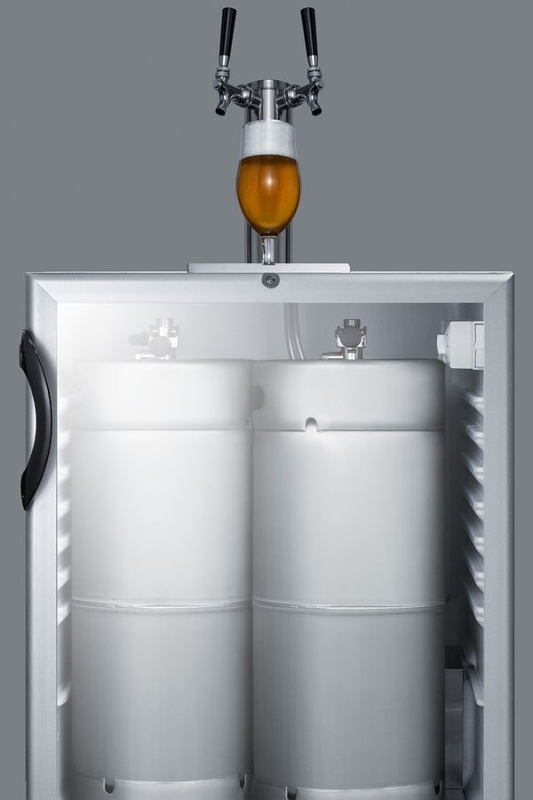 Summit Commerical® 5.5 Cu. Ft. Stainless Steel Beer Cooler/Kegerator 2