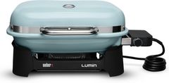 Weber® Lumin™ Compact 23" Ice Blue Electric Tabletop Grill