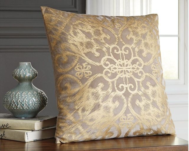 Signature Design by Ashley® Melina Gold Set of 4 Pillows 1