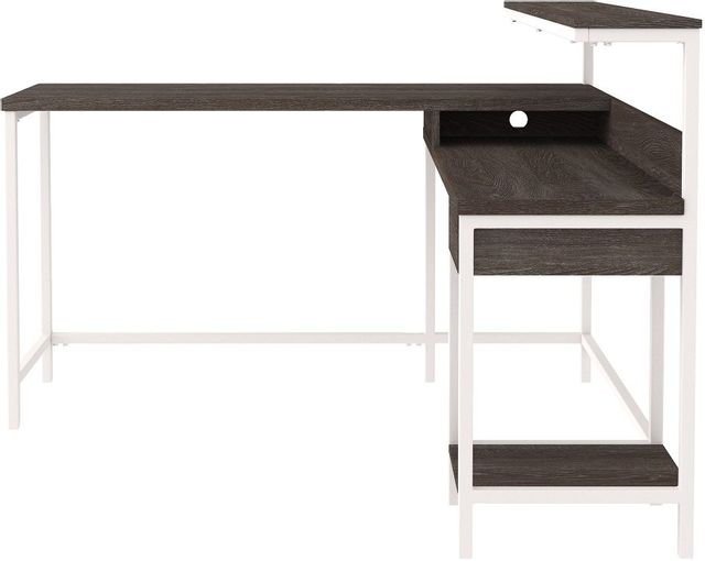 Signature Design by Ashley® Dorrinson Two-tone L-Desk with Storage-1