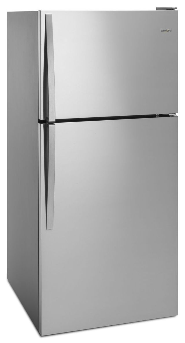 Whirlpool® 18.2 Cu. Ft. Top Freezer Refrigerator-Stainless Steel 1