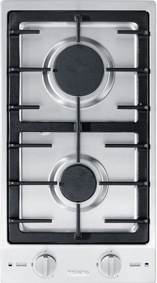 Miele CombiSet™ 12" Stainless Steel Double Gas Cooktop