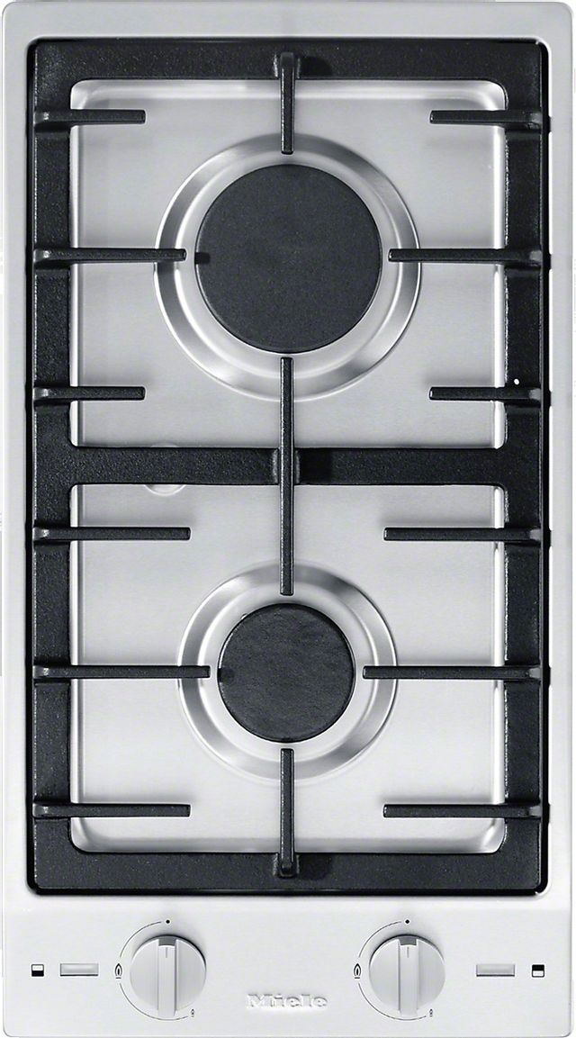 Miele CombiSet™ 12" Stainless Steel Double Gas Cooktop-0