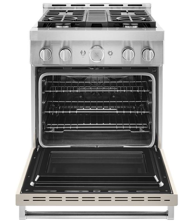 KitchenAid® 30" Stainless Steel Commercial Style Gas Range 24
