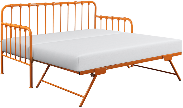 Homelegance® Constance Orange Daybed with Lift-up Trundle 1