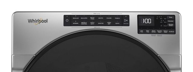 Whirlpool® 7.4 Cu. Ft. Chrome Shadow Front Load Gas Dryer 5