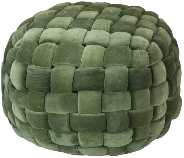 Moe's Home Collection Jazzy Chartreuse Pouf