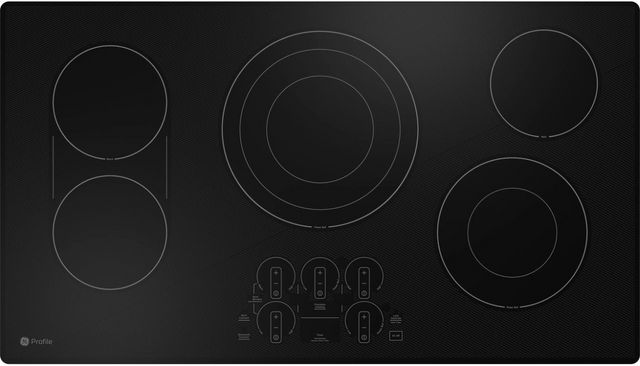 Table de cuisson électrique de 36 po GE Profile™ - Noir