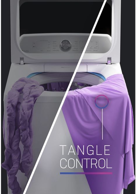 GE Profile™ 4.9 Cu. Ft. White Top Load Washer  7