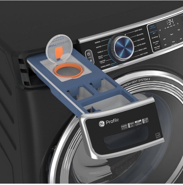 GE Profile™ 5.3 Cu. Ft. Carbon Graphite Front Load Washer 4