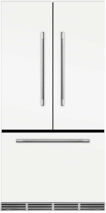 Marvel Mercury 22.1 Cu. Ft. French Door Counter Depth Refrigerator-White-0