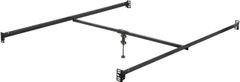 Malouf® Structures® Twin/Full Bolt-on Bed Rails with Center Bar