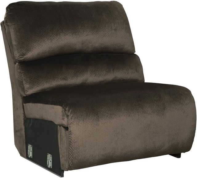 Signature Design by Ashley® Clonmel Chocolate 3-Piece Reclining Sectional with Chaise and Power-2