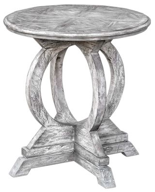 Uttermost® Maiva White Accent Table