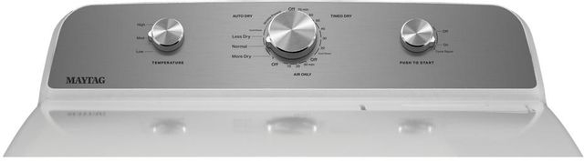 Maytag® 7.0 Cu. Ft. White Front Load Gas Dryer 4
