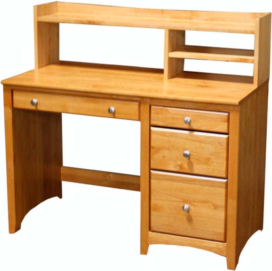 shaker desk with hutch