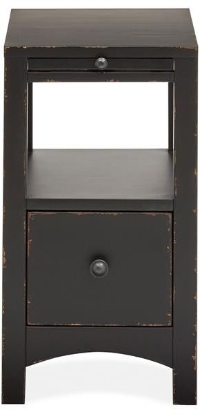 Magnussen Home® Mosaic Weathered Midnight Chairside End Table 1