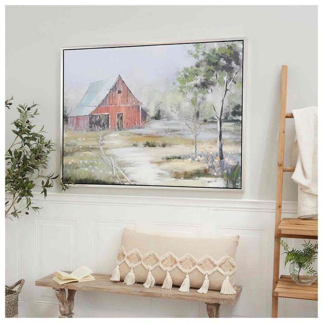 Uma Home Barn Canvas 47x36-1