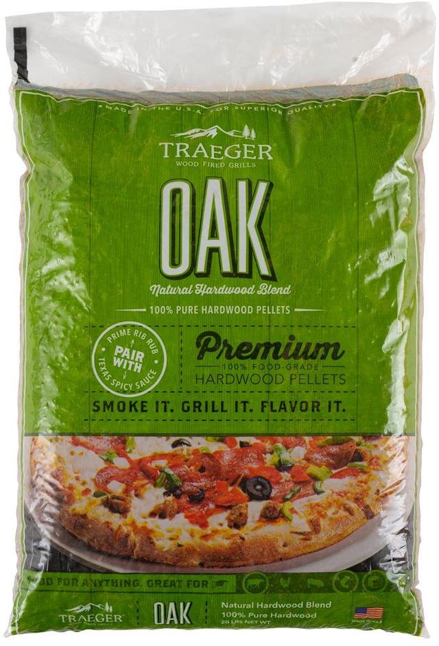 Traeger Oak BBQ Wood Pellets (20 LBS) - PEL310