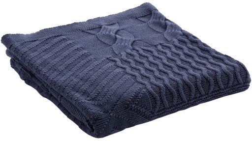 Surya Copen Dark Blue 50" x 60" Throw Blanket-2