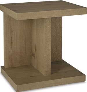 Signature Design by Ashley® Brinstead Light Brown Chairside End Table