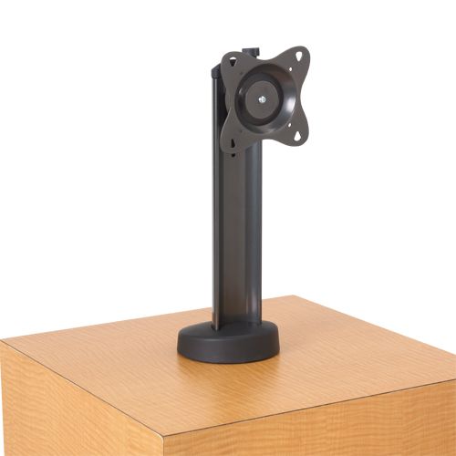 Chief® Black Manufacturing Small Bolt-Down Table Stand 1