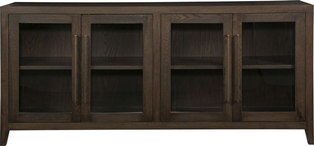 Signature Design by Ashley® Balintmore Dark Brown 4 Doors Accent Cabinet-1