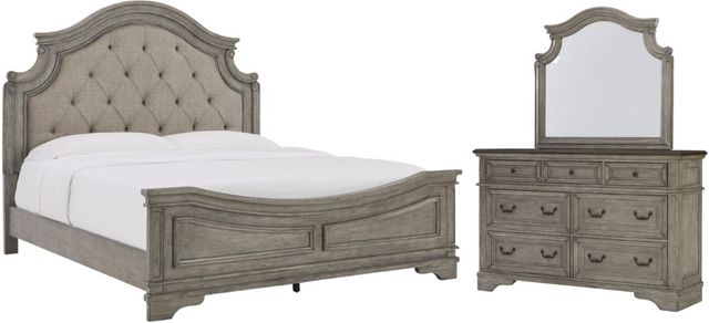 Lodenbay Antique Gray Queen Panel Bedroom Set