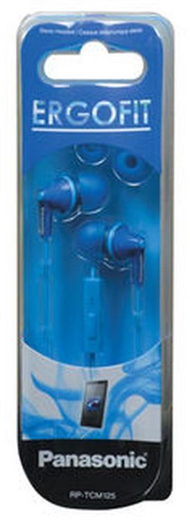 Panasonic® ErgoFit Blue In-Ear Earbud Headphones 1