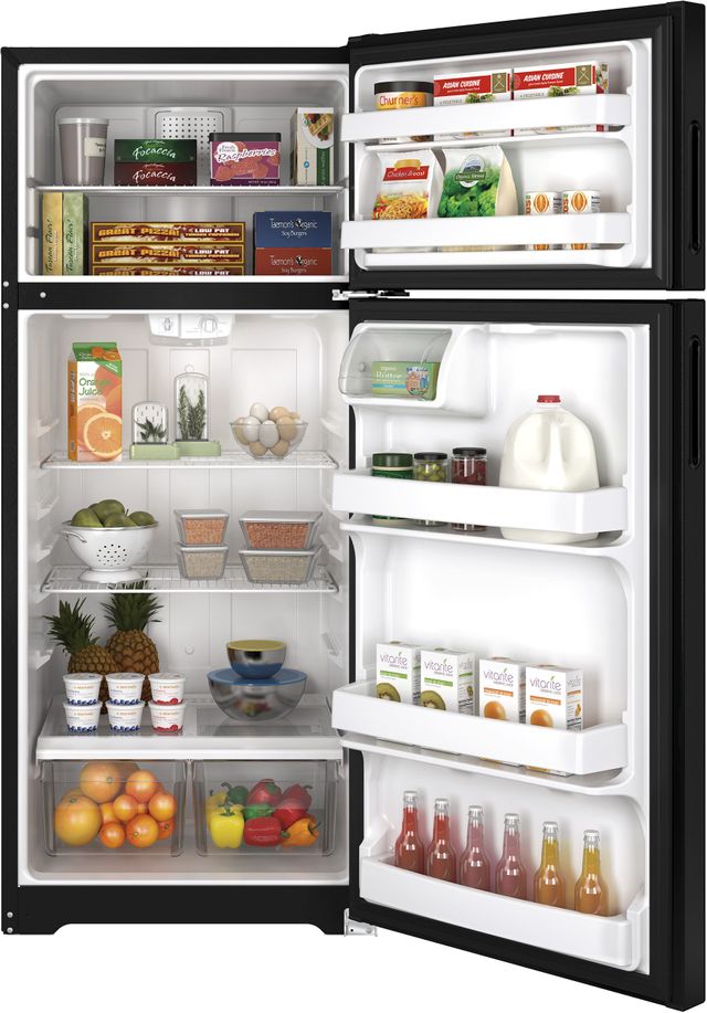 Hotpoint® 17.53 Cu. Ft. Black Top Freezer Refrigerator 3