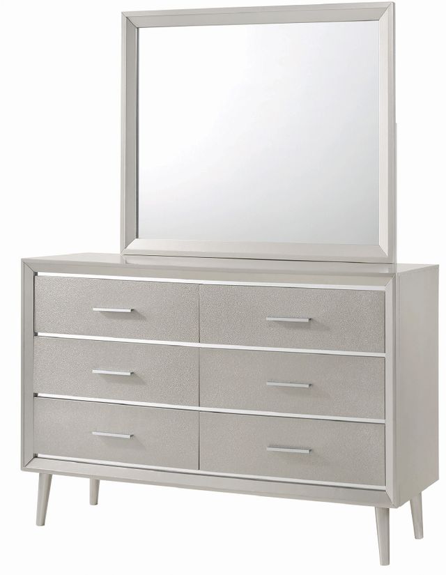 Coaster® Ramon Metallic Sterling Dresser Mirror 2