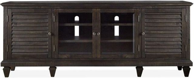 Magnussen® Home Calistoga Weathered Charcoal Large Console 1