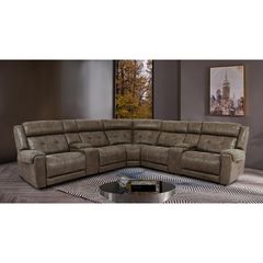 Cheers Sandstone 7-Piece Power Reclining Sectional