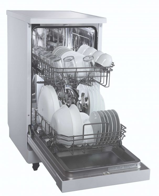 Danby® 18" White Portable Dishwasher 6