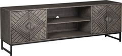 Signature Design by Ashley® Treybrook Distressed Gray Accent Cabinet