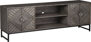 Mill Street® Distressed Gray Accent Cabinet