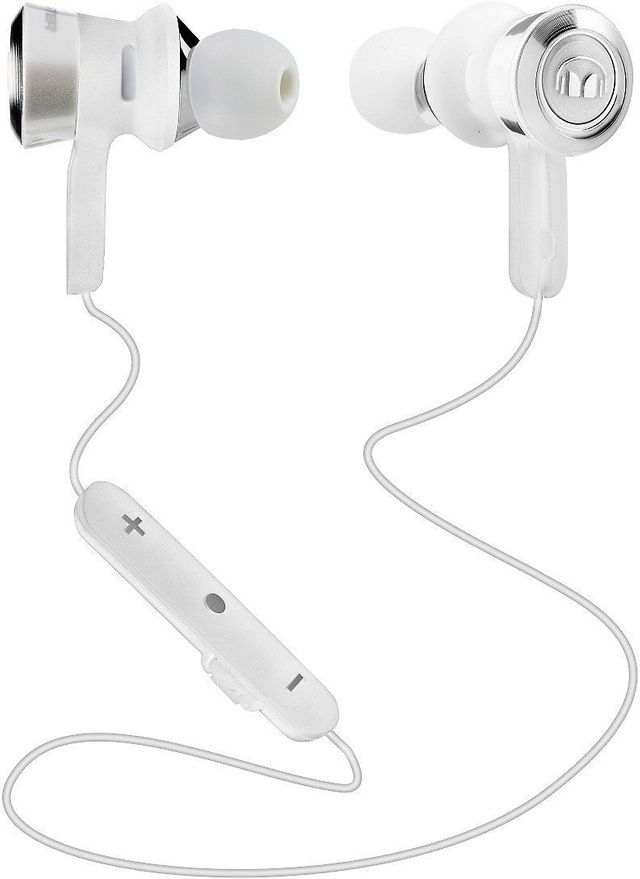 Monster® ClarityHD™ High-Performance Wireless Earbuds-White/Chrome 0