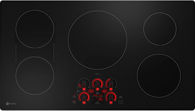 GE Profile™ 36" Black Induction Cooktop-1