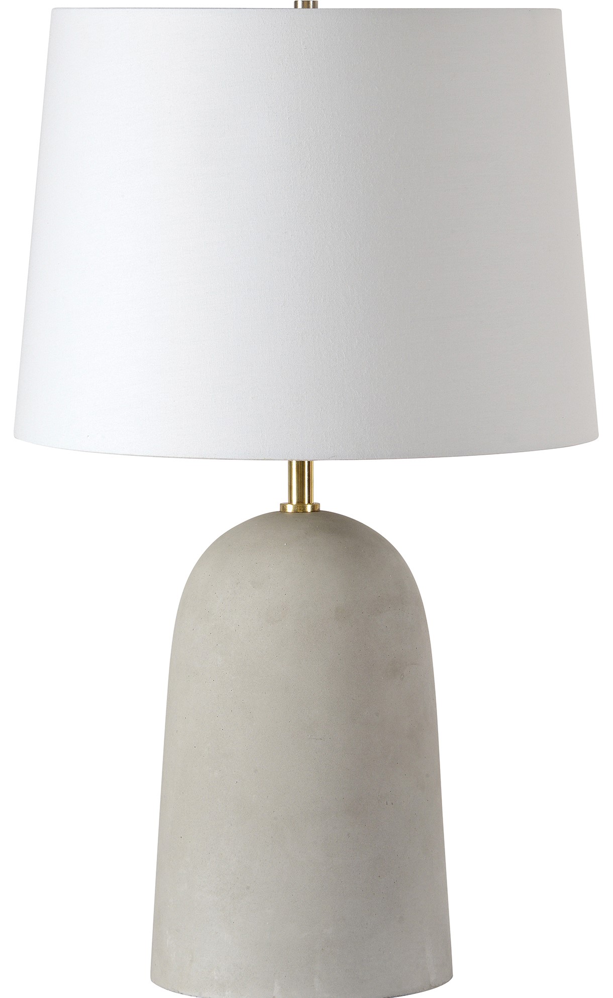 grey concrete table lamp