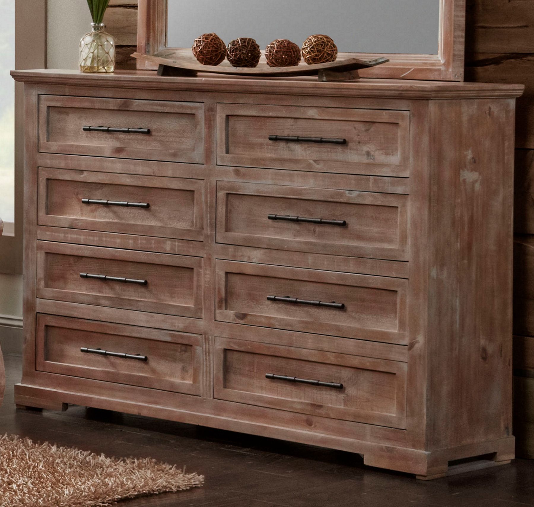 Natural washed deals dresser