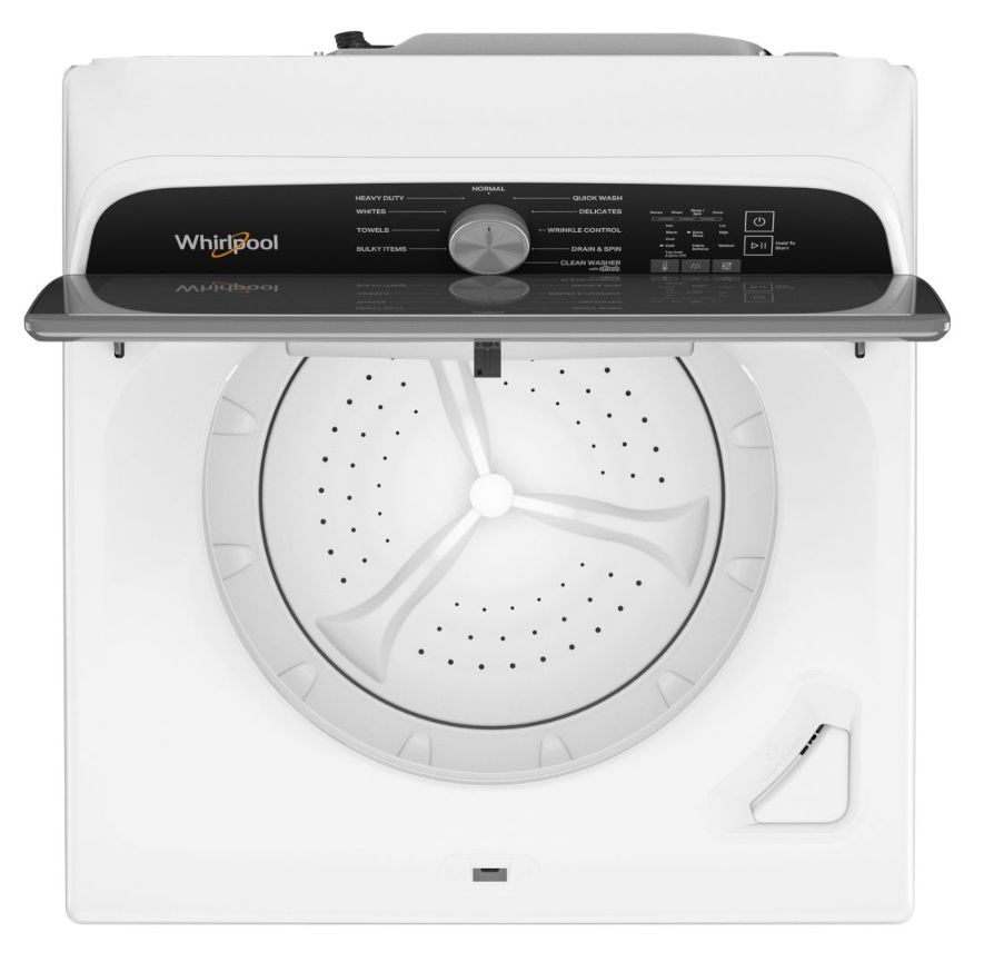 Whirlpool® 5.3 Cu. Ft. White Top Load Washer | Spencer's TV & Appliance ...