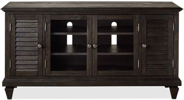 Magnussen® Home Calistoga Weathered Charcoal Small Console 1