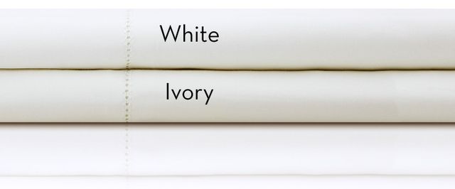 Malouf® Woven™ Italian Artisan White Split California King Sheet Set 1