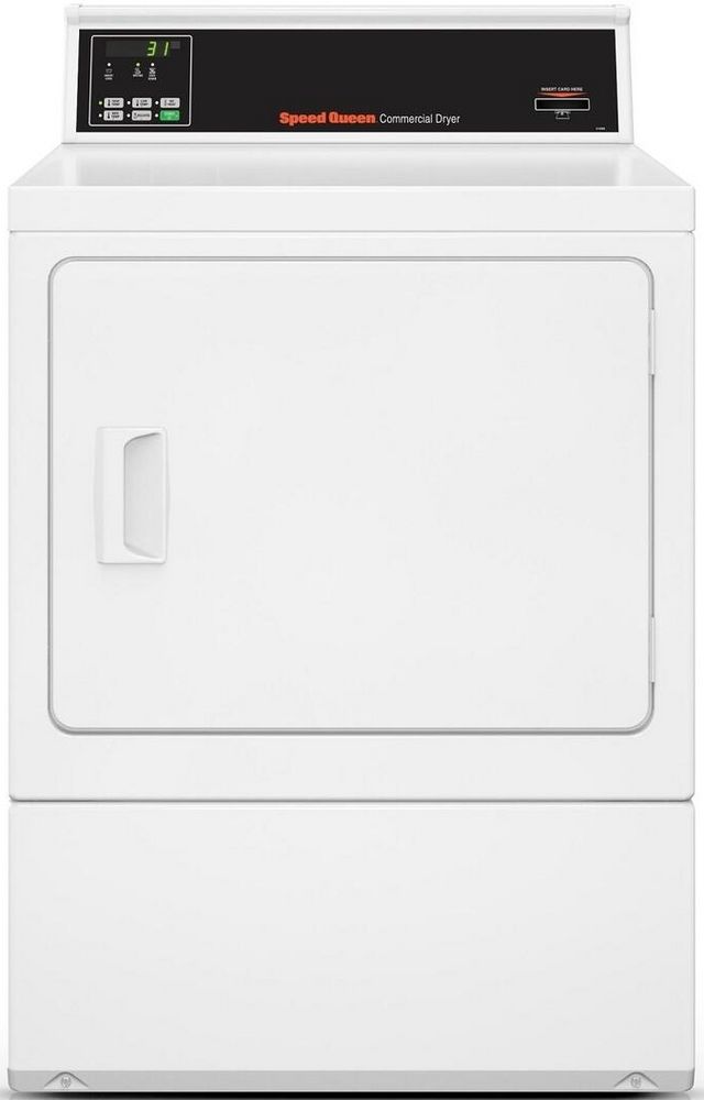 Speed Queen® Commercial 7.0 Cu. Ft. White Commercial Electric Dryer