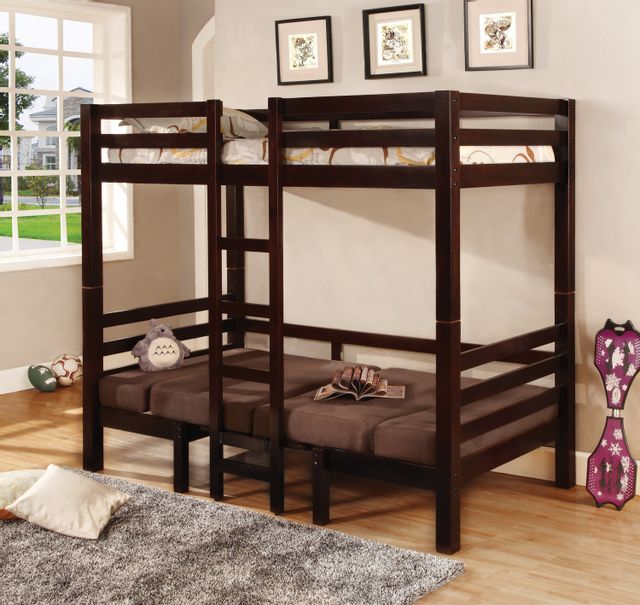 Coaster®Joaquin Youth Medium Brown Twin-Over-Twin Bunk Bed 2