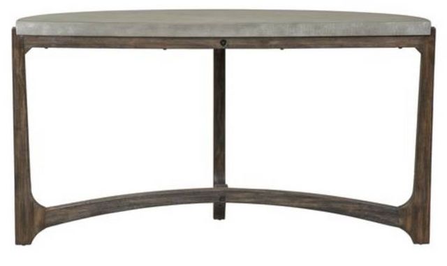 Liberty Cascade Wire Brush Rustic Brown Sofa Table-1